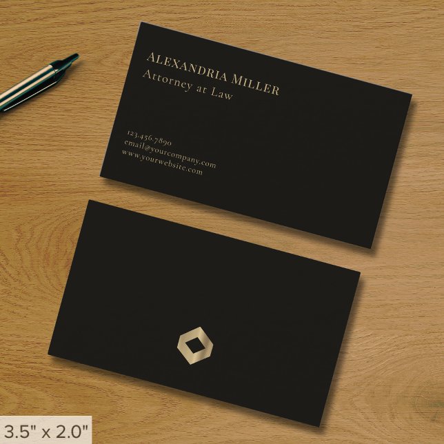 Tarjeta De Visita Minimalista elegante (Subido por el creador)