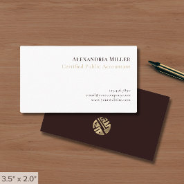 Tarjeta De Visita Minimalista elegante