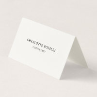 Minimalista Elegante Clásico Profesional Crema