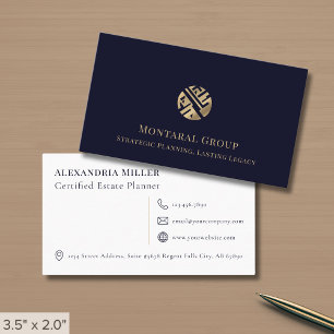 Tarjeta De Visita Minimalista Elegante Profesional