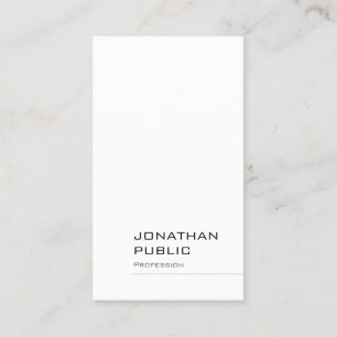 Tarjeta De Visita Minimalista elegante profesional moderno