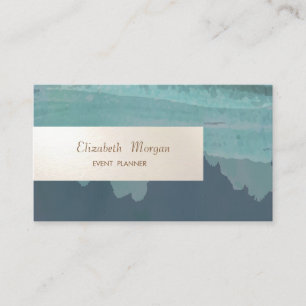 Tarjeta De Visita Minimalista Elegante, Raya, Simple