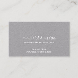 Tarjeta De Visita minimalista, elegante y moderno profesor de cocina