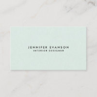 Minimalista Mint Green Moderno y Profesional