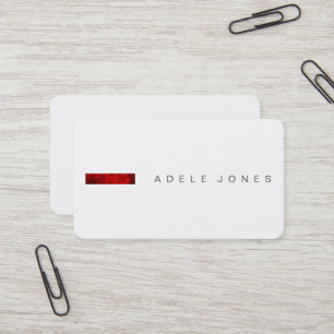 Tarjeta de visita Minimalista moderna
