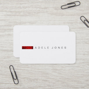 Tarjeta de visita minimalista moderna
