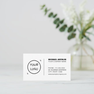 Tarjeta de visita Minimalista moderna con logotipo