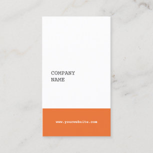 Tarjeta de visita minimalista moderna del