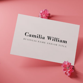 Tarjeta de visita minimalista moderna | Minimalist