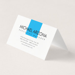 Tarjeta De Visita Minimalista Moderna Simple Llana