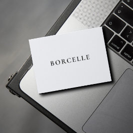 Tarjeta De Visita Minimalista moderno