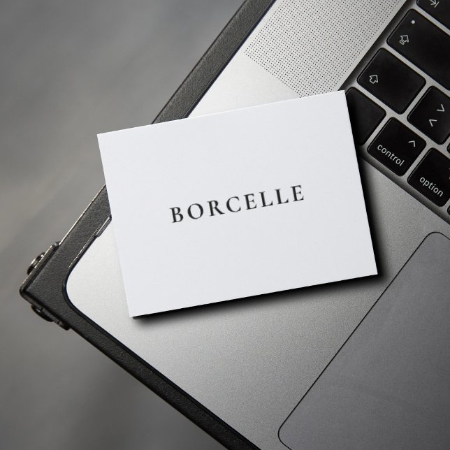 Tarjeta De Visita Minimalista moderno (Subido por el creador)