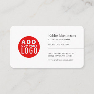 Tarjeta De Visita Minimalista Moderno Agrega tu Logo