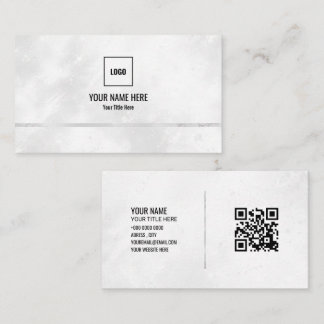 Tarjeta De Visita Minimalista Moderno Iridescente