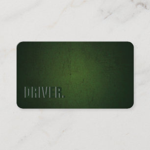 Tarjeta De Visita Minimalista Moderno Pizarra CONDUCTOR Profesional