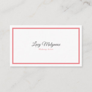 Tarjeta De Visita Minimalista Moderno Profesional
