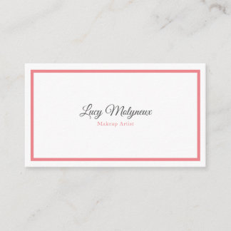 Tarjeta De Visita Minimalista Moderno Profesional