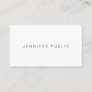 Tarjeta De Visita Minimalista moderno profesional creativo