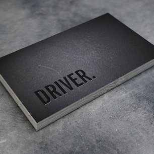 Tarjeta De Visita Minimalista negro profesional