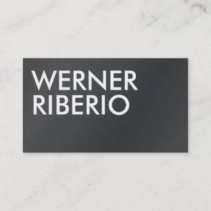 Tarjeta De Visita Minimalista pero profesional