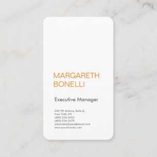 Tarjeta De Visita Minimalista profesional audaz moderno