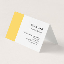 Tarjeta De Visita Minimalista profesional de línea de primera calida