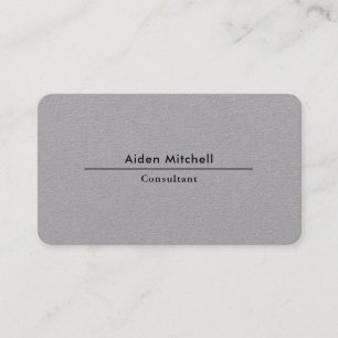 Tarjeta De Visita Minimalista profesional elegante