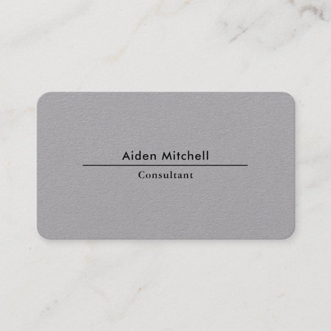 Tarjeta De Visita Minimalista profesional elegante (Anverso)