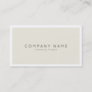 Tarjeta De Visita Minimalista Profesional elegante de color