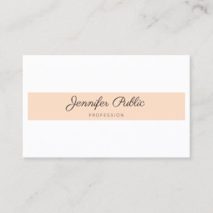 Tarjeta De Visita Minimalista Profesional Elegante Moderno Plano