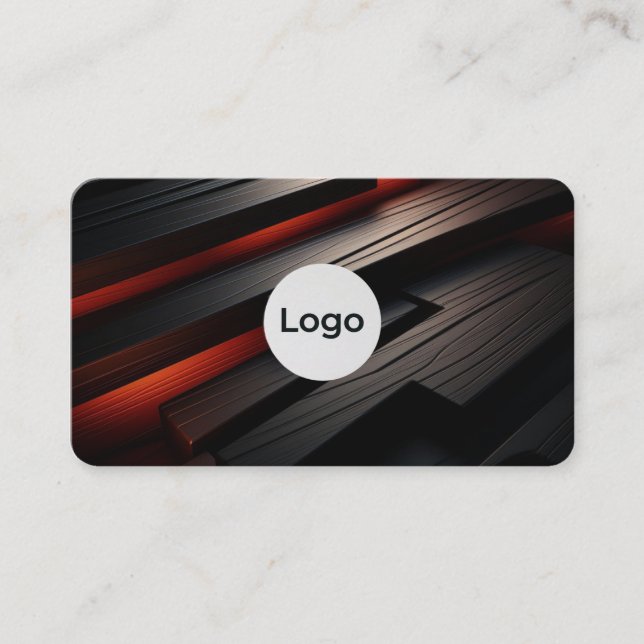Tarjeta de visita minimalista profesional moderna (Anverso)