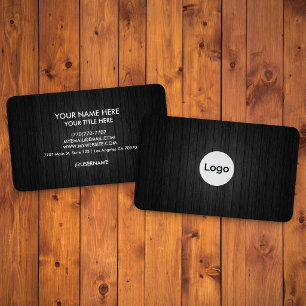 Tarjeta de visita minimalista profesional moderna