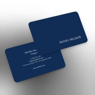 Tarjeta de visita minimalista profesional moderna
