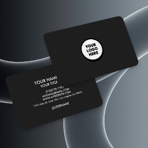 Tarjeta de visita minimalista profesional moderna