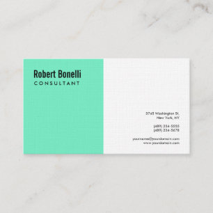 Tarjeta De Visita Minimalista Profesional Moderno Premium Lino