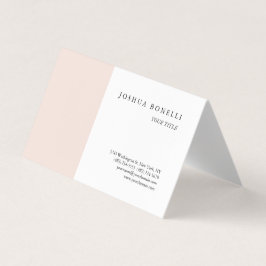 Tarjeta De Visita Minimalista Profesional Simple Notable