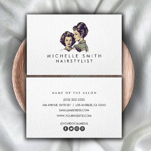 Tarjeta De Visita Minimalista vanguardista moderno blanco negro vent