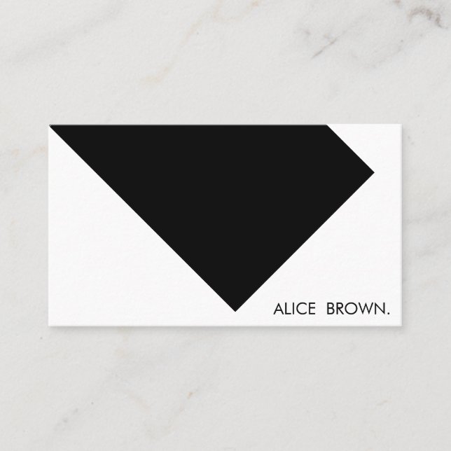 Tarjeta De Visita Minimalista y elegante abogado sencillo (Anverso)