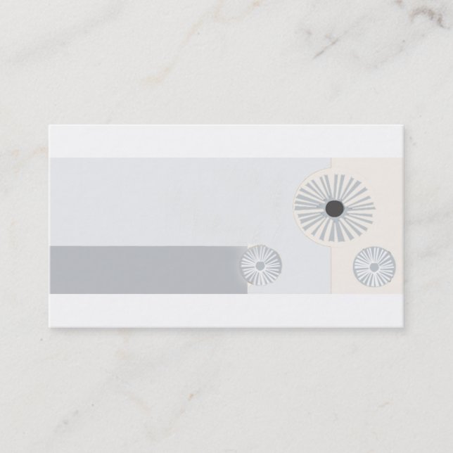 Tarjeta De Visita Mínimo abstracto PROFESIONAL moderno del consejo (Anverso)