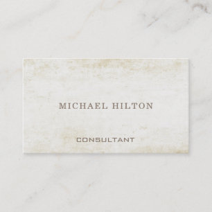 Tarjeta De Visita Mínimo elegante piedra de cepas planas