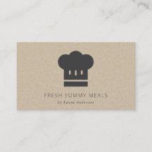 Mínimo Gorra de Chef Moderno de Black Kraft