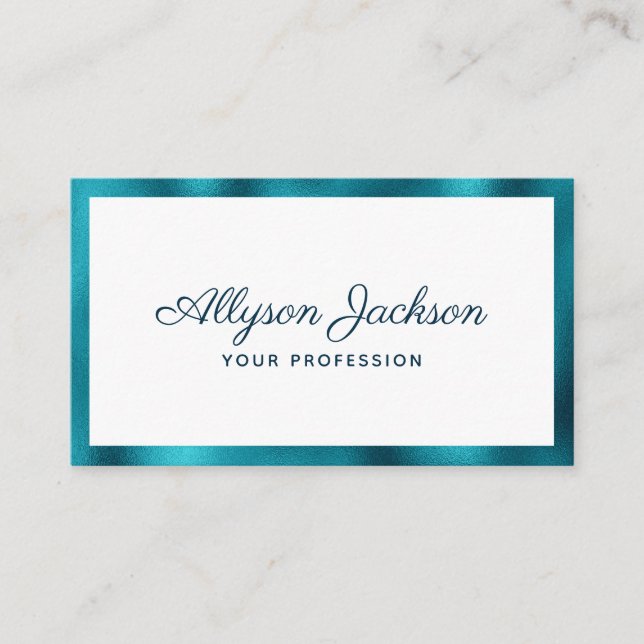 Tarjeta De Visita Mínimo moderno (Anverso)