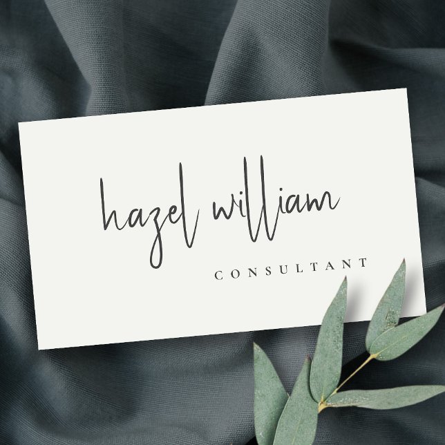 Tarjeta De Visita Mínimo moderno Sencillo código QR en blanco y negr (Subido por el creador)