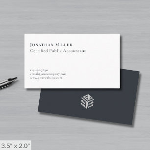 Tarjeta De Visita Mínimo moderno simple