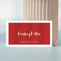 Mínimo Rojo Tiras Blanca Belleza Maquillaje de Pel