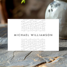 Tarjeta De Visita Mínimo y moderno Círculos de escrúpulos de diseño