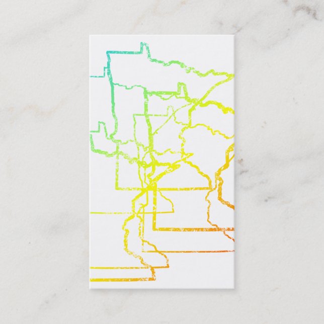 Tarjeta De Visita minnesota chill blur (Anverso)