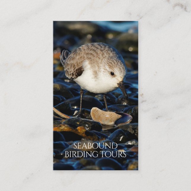 Tarjeta De Visita Mirada de aves y excursiones por la naturaleza (Anverso)
