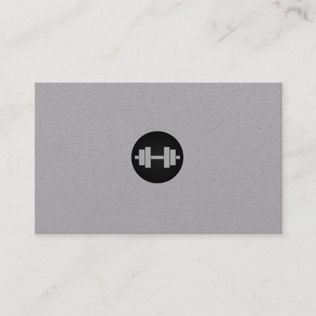 Tarjeta De Visita Mirada mínima elegante moderna del estilo (Anverso)