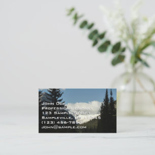 Tarjeta De Visita Mirador del glaciar Jackson en el Parque Nacional 